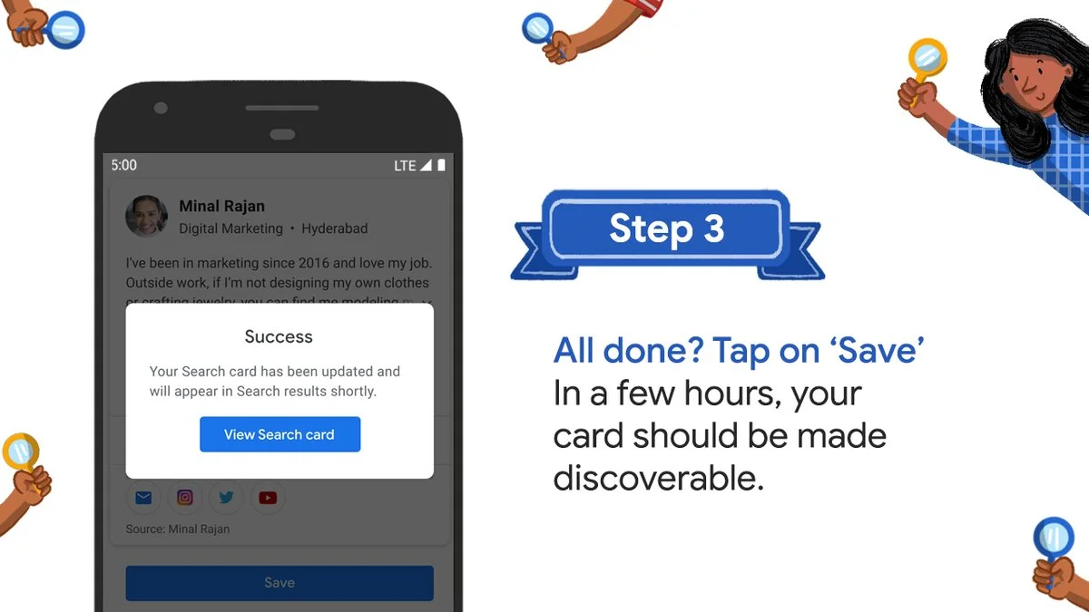 step 3 All done, Tap on Save